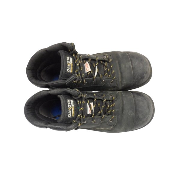 Dakota Men's 6'' 877 Steel Toe Steel Plate Work Boots Black Size 11M - Picture 4 of 9